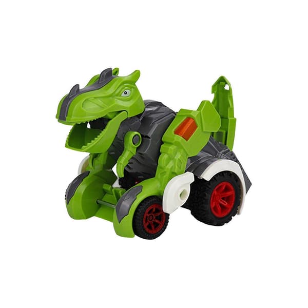 Transformerende dinosaurielegetøj til børn, dinosaurie-transformerende billegetøj, træk tilbage Dino-racerbil, julegave