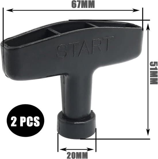 2 Pull Handles - Handles - Pull Handles - Starter Levers for Gasoline Engines - Starter Levers - Universal Parts - Starter Accessories - Starter Ropes