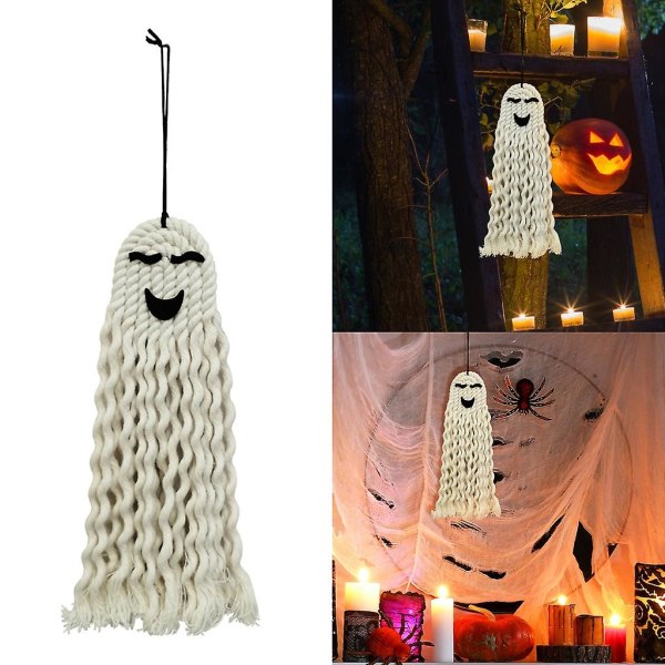 Mjuk Halloween bomull hängande dekoration Spöklik hem gotisk anda prydnad