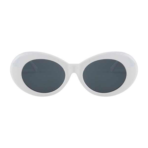 Ovale runde retro solbriller Color Tint eller SmokeSolbriller for kvinner Trendy Vintage Creative