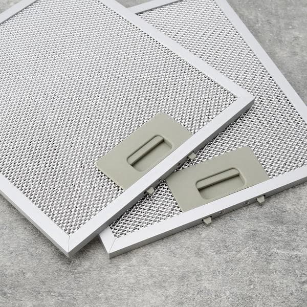 2-delt fedtfilter i aluminiumnet til emhætte 260 x 230 mm, køkkenventilationsfilter