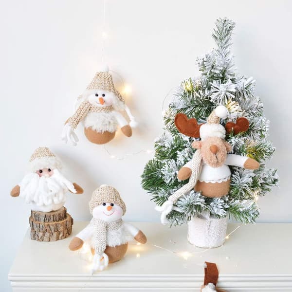 Mini Christmas tree, snowy Christmas tree table tree with snow C