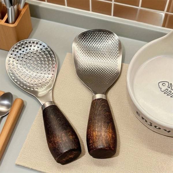 Rice Spatula Non-Stick Upright Serving Spoon for Rice Cooker, Essential Kitchen Utensil for Everyday Use
