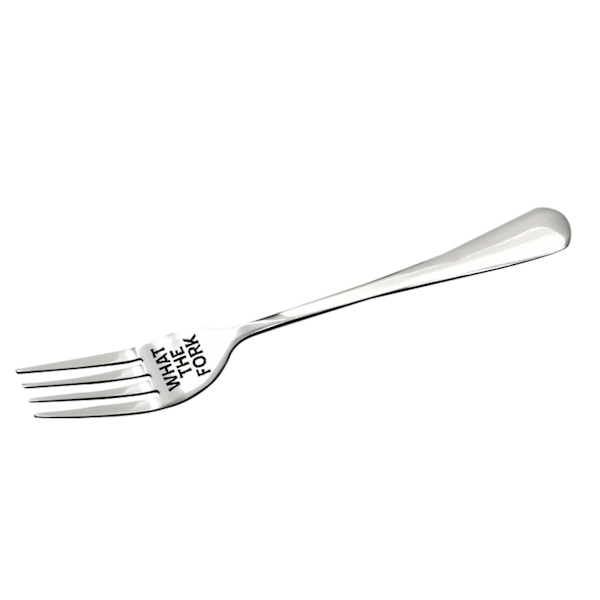 2 stk. Trykte Gaffel Familiemiddag Par Gave Rustfrit Stål Gaffel Svampeholder Køleskabsorganisator