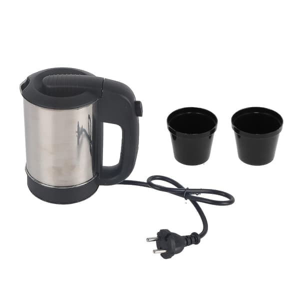 0.5L Mini Stainless Steel Kettle Automatic Shut-off Portable Travel Kettle EU 220V