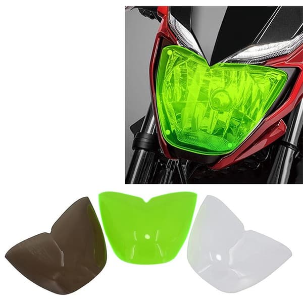 Motorcycle Headlight Lens Protector for Mt-03 Mt03 2014-2020 Black