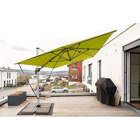 Windproof Parasol Set: Adjustable, Wind-Resistant Polyester Straps, Robust Metal Hooks