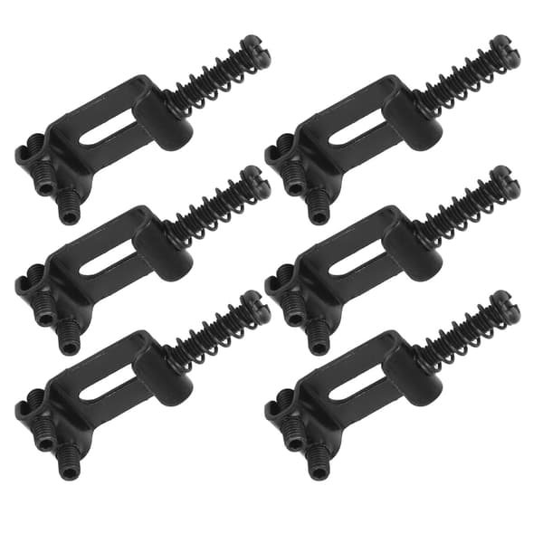 Electric Guitar Bridge Saddle String Holder for Stratocaster Telecas Performance Accessories Black