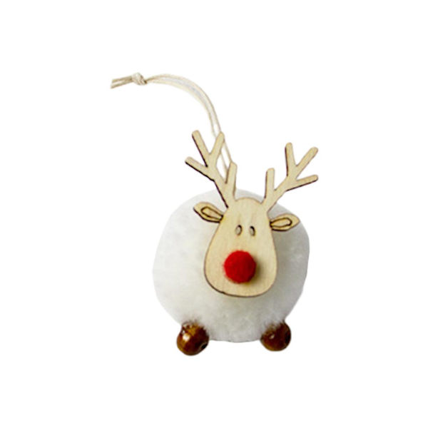 DSoft Dukke Reinsdyr Juletre Ornament Henger Dekor Ornament HomeD