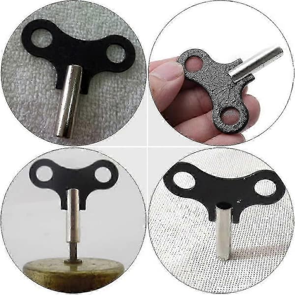 Urnøgle til ur. Mekanisk urnøgle Universal urnøgle Optræksværktøj (sort) (4 stk.) A