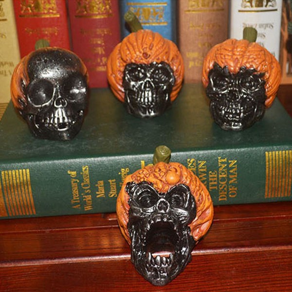 Halloween-kallopatsas pöytäveistos aikuisille ja lapsille loma-lahjaksi B