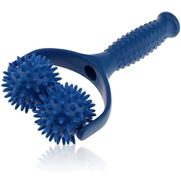 Dybvævsmassage Stick med 2 Massagebolde, Cellulitefjerner, til Skuldre, Arme, Balder, Muskelafslappende Massager