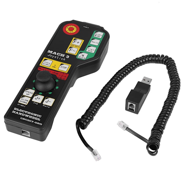6-axis CNC Engraving Machine, Manual Controller, USB Port for Mach3