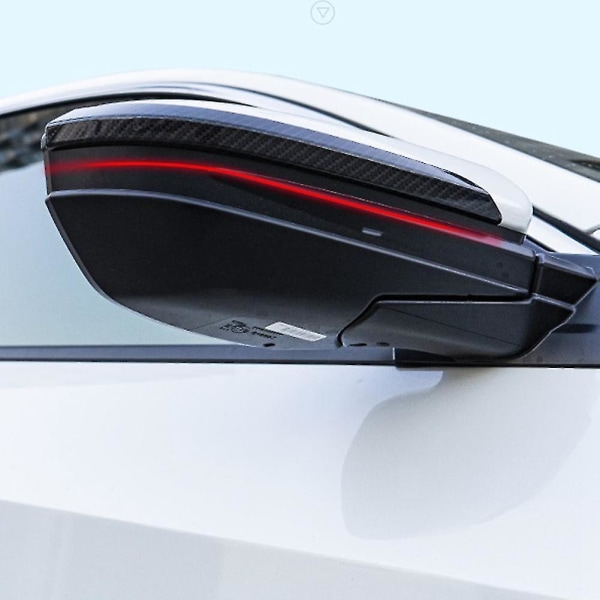 Backspegeltrim kompatibel med Honda 10:e generationen Civic 2016-2020, kolfiber