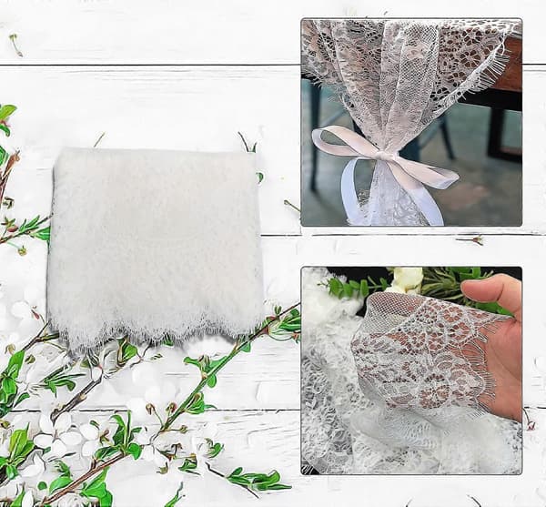 Spetsbordslöpare Broderad Boho Bordslöpare för Bröllopsfest