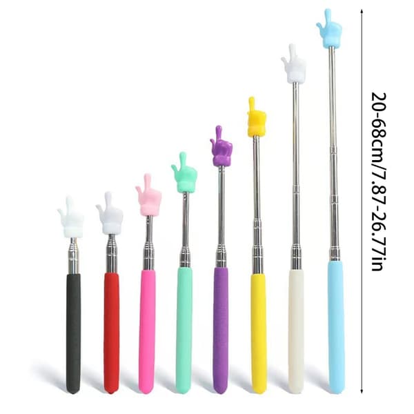 Telescopic Pointer Hand Pointer Extendable Presentation Pointer Finger