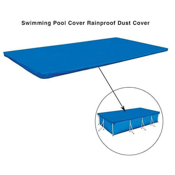 Rectangular Pool UV Resistant Pool Cover Waterproof Dustproof Durable Cover 260cm*170cm 260cm*170cm 260cm*170cm
