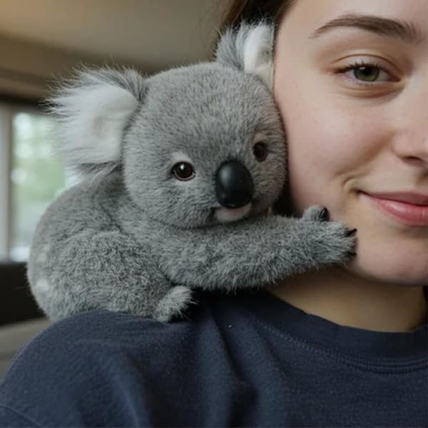 Emotional Support On Demand - Ultra Soft Koala Bear That Mimics A Real Koala For Realistic Comforting Hugs