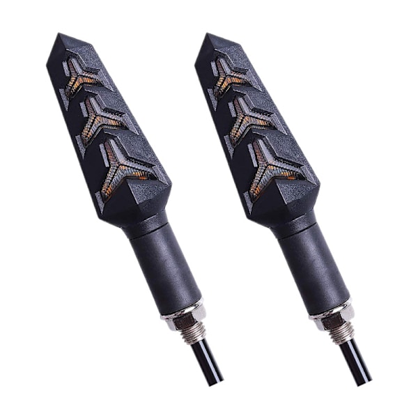 4 stk Motorsykkelblinklys Farger Blinklys Motorsykkelblinklys 12V 12 LED Pærer for Motorsykkel Motorsykkel Scooter