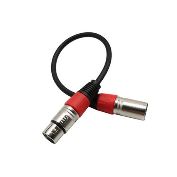 1,5 m Xlr-kabel Mikrofonledning hane till hona linje Stereo Audio Adapter Pluggar RdRed Red