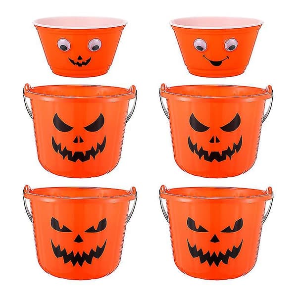 1 sæt Halloween græskarspand sæt til Halloween dekorationer