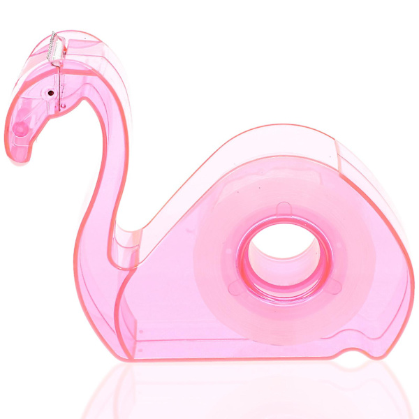 1 Set Söt Tejpdispenser Söt Tejp Hållare Bärbar Tejpklippare Kontorstillbehör Rosy-210X9CM