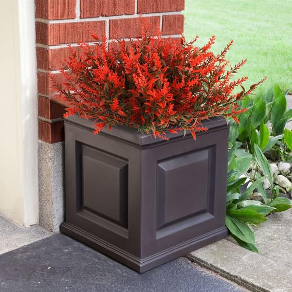 8 Pieces Orange Red Lavender Autumn Artificial Flowers, UV Resistant