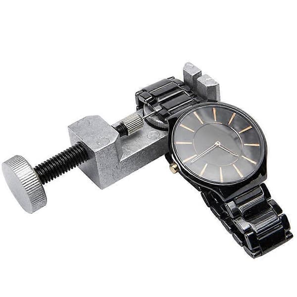 Use the adjustable metal strap pin remover tool kit to adjust your watch strap to fit everyone