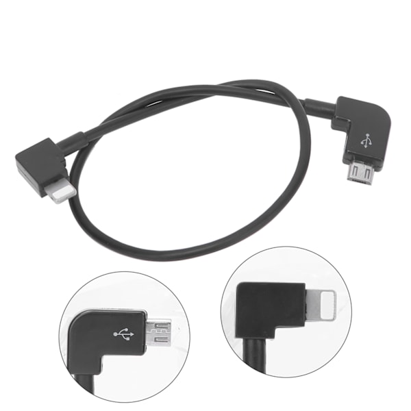 Micro-USB-kabel RC reservedelsudskiftningstilbehør Passer til MAVIC MINI Drone (til iOS-interface til MicroUSB)