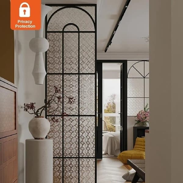 3D Lux Protective Film - UV-blocking & Privacy for Windows | Self-adhesive Decor with Matte Surface, Easy to Apply 60×200CM(W×L) 60×200CM(W×L)