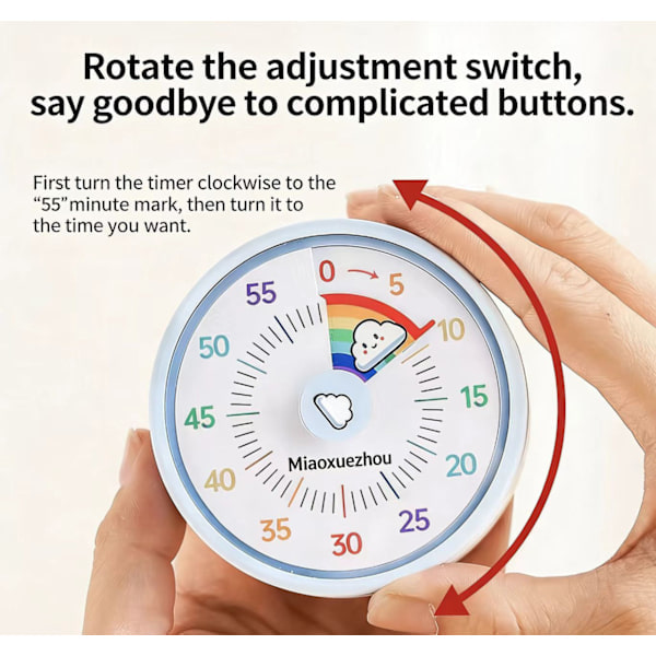 Tomato Clock Timer: A Visual Time Manager for Children and Elementary School Students to Learn Self-Discipline