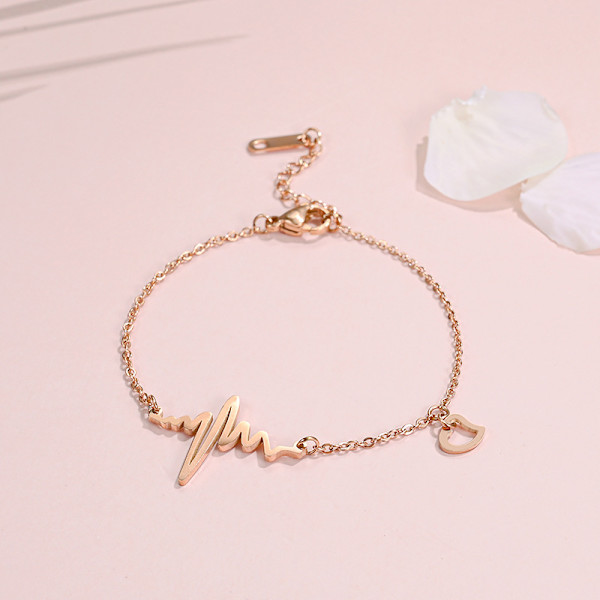 Förtäckt silver anklet i guld - personligt julklappssmycke till fru, henne, mamma, 2 stycken