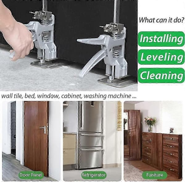 2 Pcs Labor-Saving Arm Tool Jack, Height Adjusting Lifter, Suitable for Cabinet Installation
