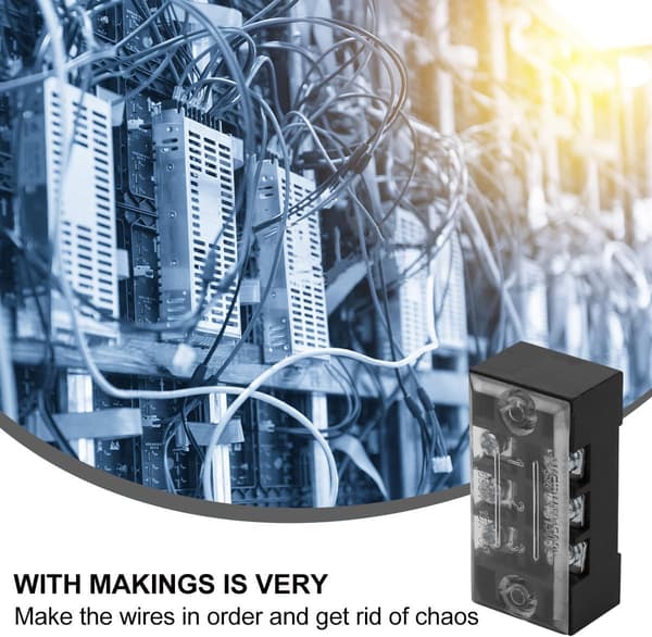 Terminal Block Screw Terminal Row 3-Position 20pcs