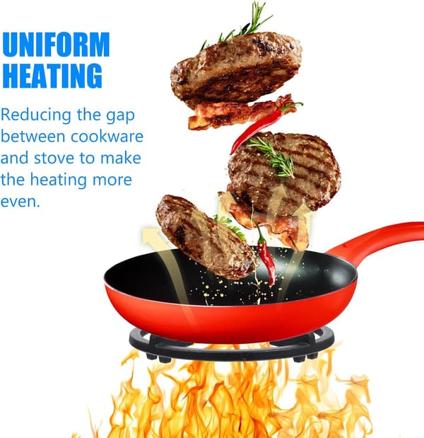 Cast Iron Cookware Wok Pan Support Rack Stove Cookware Ring