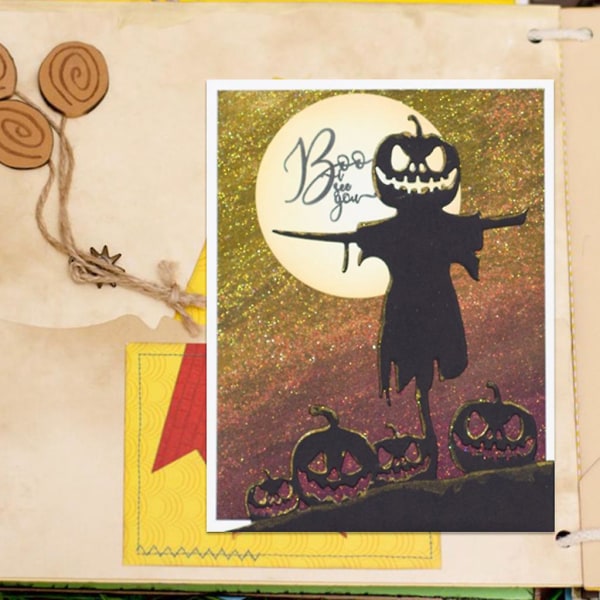 Halloween-gresskar Metallstans for DIY-album, kort og scrapbooking