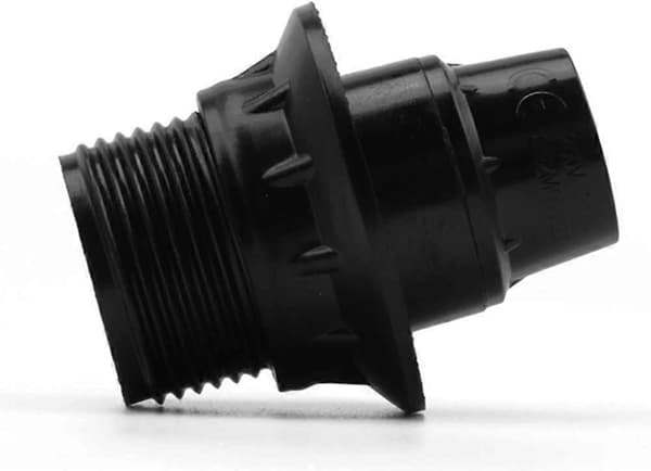 Sort E14 Skrue, 4 stk E14 Fatning, E14 Fatning Pære, Solid Pærefatning, Sort Adapter Fatning