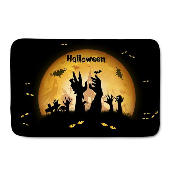 Halloween-jäljen lattiamatto, ovimatto, matto, matto, sisustus