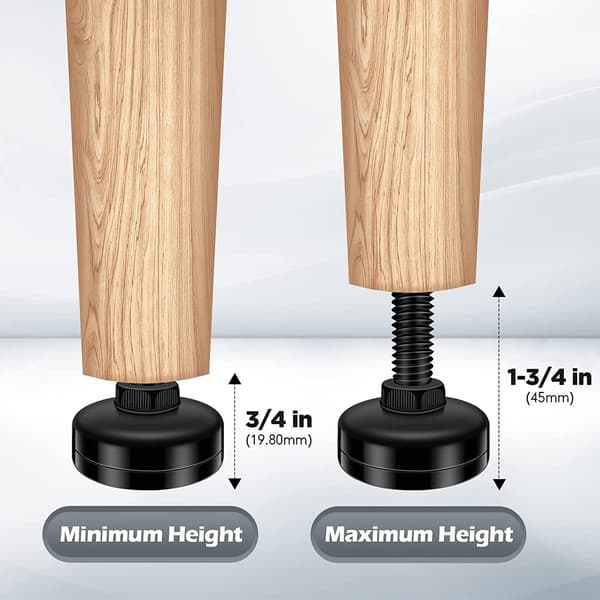 Justerbare fødder 3/8 \"-16 (12 styk)