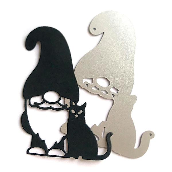 Halloween-tomte Metallstans Schablon för Scrapbooking Album Papperskort Mall
