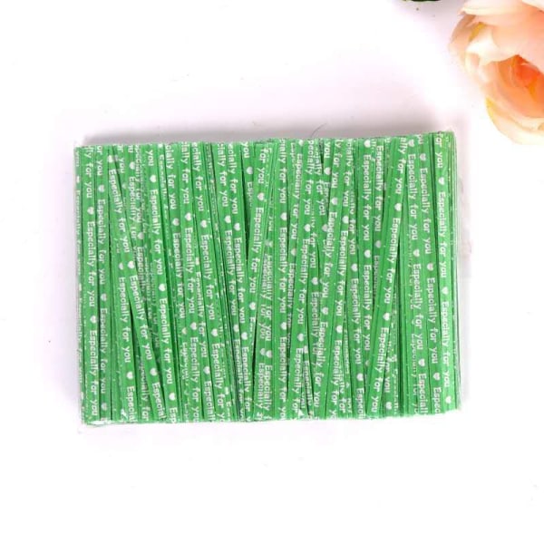 Wedding Party Candy Bags Ties，makes perfect for most plastic, paper or cellophane bags.