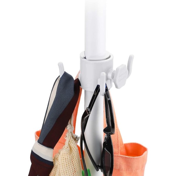 Firebenskrok for paraplyankerstang, plastfirebenskroktilbehør for hageparaplystang (3 stk)