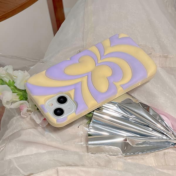 Colorful Inflatable Butterfly Silicone iPhone 11 Case