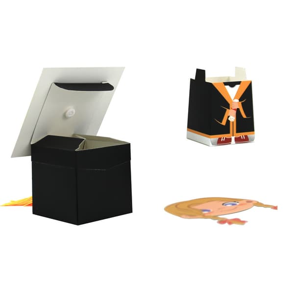 50 stk 3D barneeksamensbokser - gutter og jenter, pappgave b
