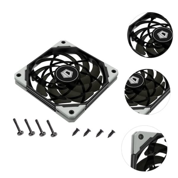 12 cm computerkabinet køleventilator CPU-køler til stationær pc-radiator køleplade lydløst design