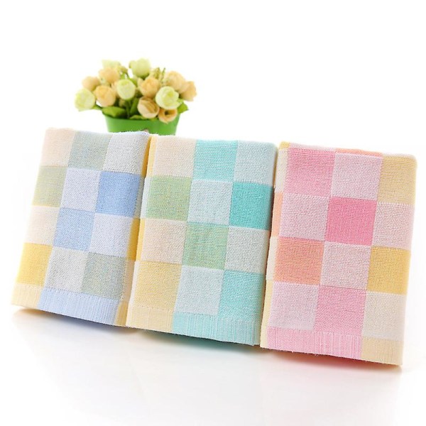 Håndtørret håndklæde ternet bomuldshængende løkke Håndklædeabsorberende håndklæde Hurtigttørrende hængende håndklæder Blødt tørt håndklæde til køkkenbadeværelse (6 stk)