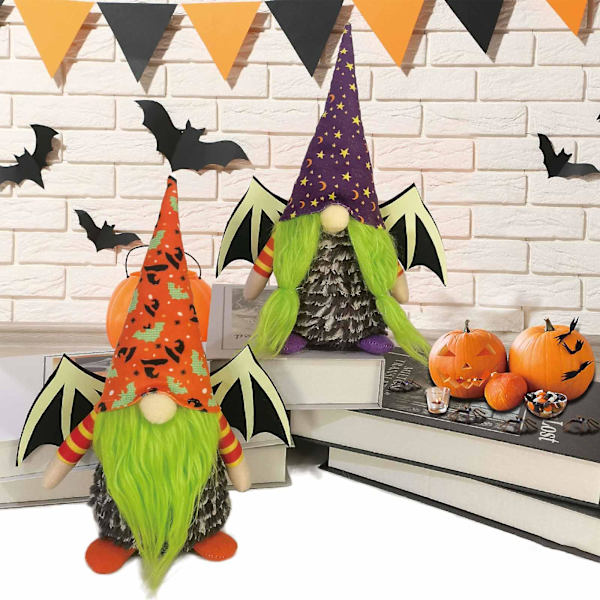 Halloweenin Kasvoton Nukkea Halloween-Tonttu Loistava Tonttu Pehmoinen Kääpiö Koriste A