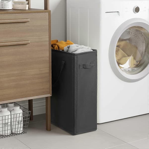 Small Laundry Basket, Small Foldable Laundry Basket, Foldable Laundry Hamper with Handles