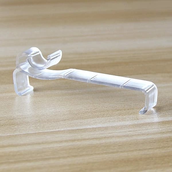12 Pcs Hidden Valance Clips 3 Inch Wood Blind Replacement Holders Clear