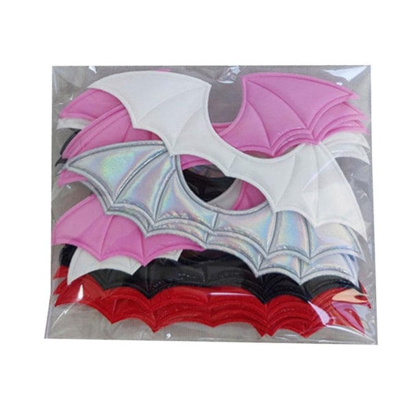 DIY Halloween-dekorasjon Multicolor Bat Wings DyretilbehørSett 5